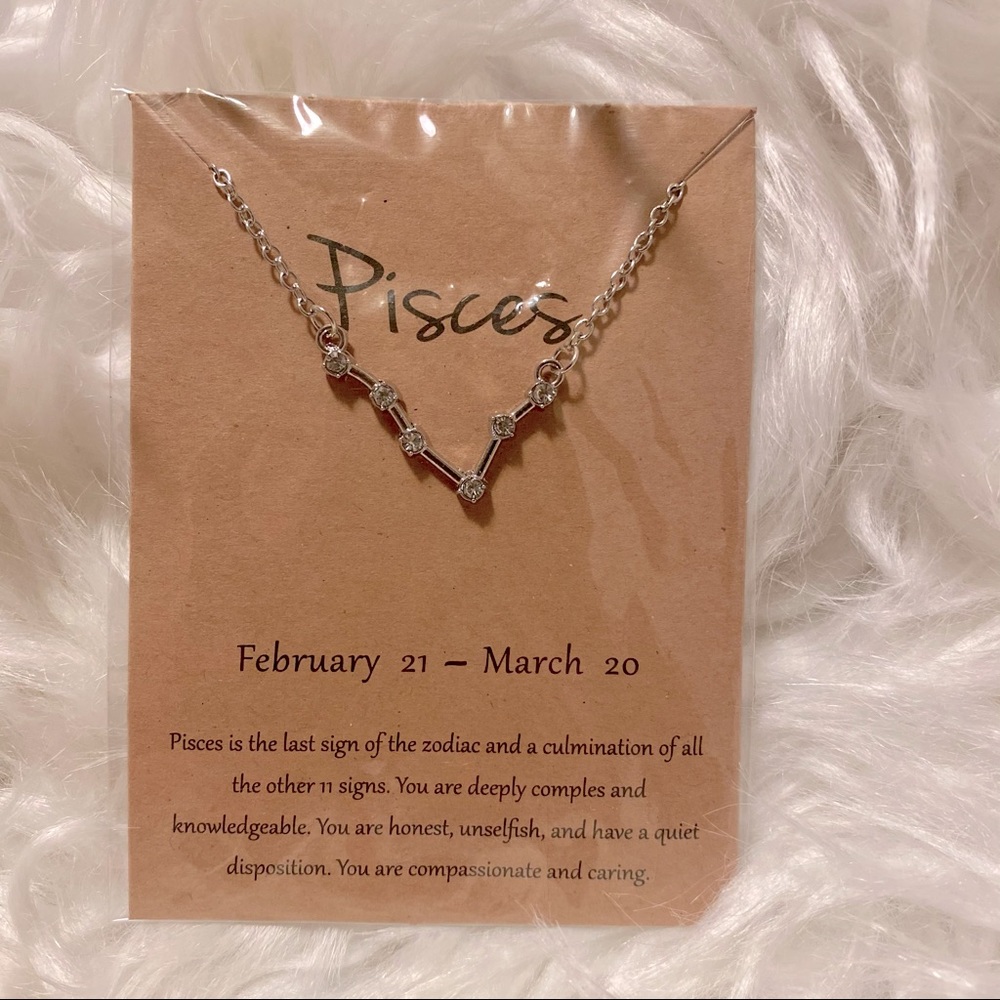 NEW! Pisces ♓️ Necklace Zodiac Sign